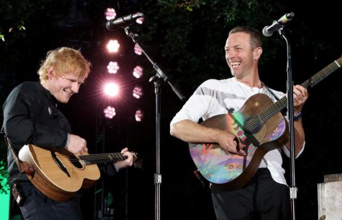 Chris Martin et Ed Sheeran en duo surprise lors d’un festival (vidéo)