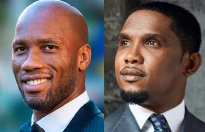 Grosse tension entre Samuel Eto’o et Didier Drogba ? Les deux stars se rencontrent, mais refusent de… (vidéo)