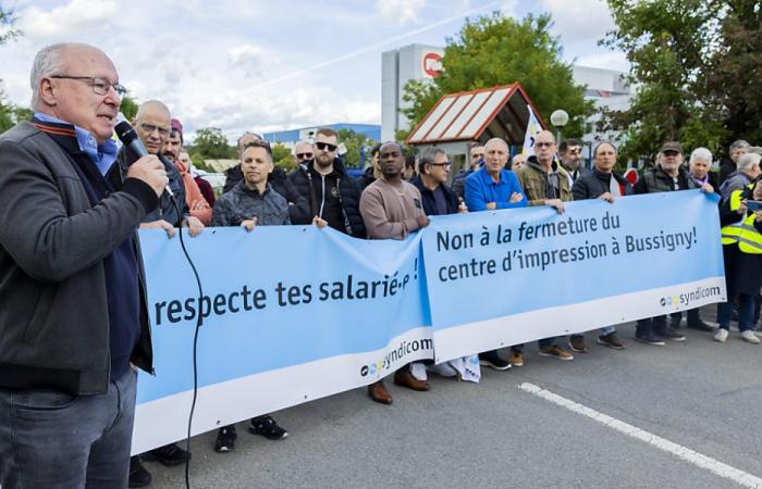 Imprimerie de Bussigny : syndicats et salariés mobilisés