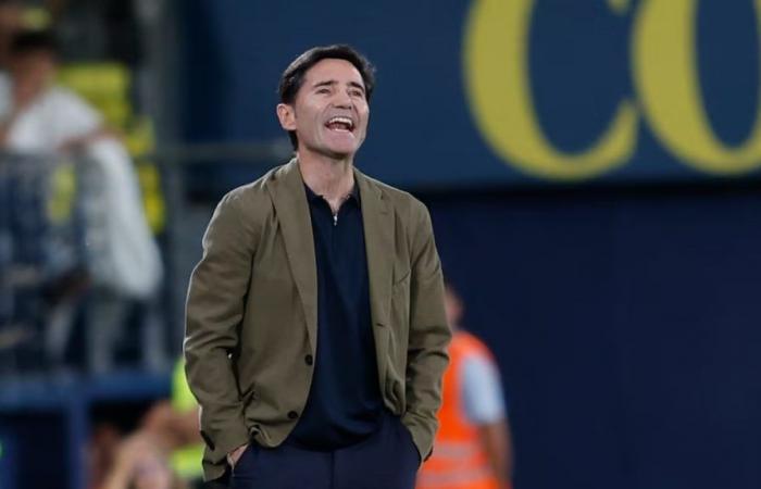 Marcelino sur Álex Baena, Thierno Barry, Denis Suárez et le tireur