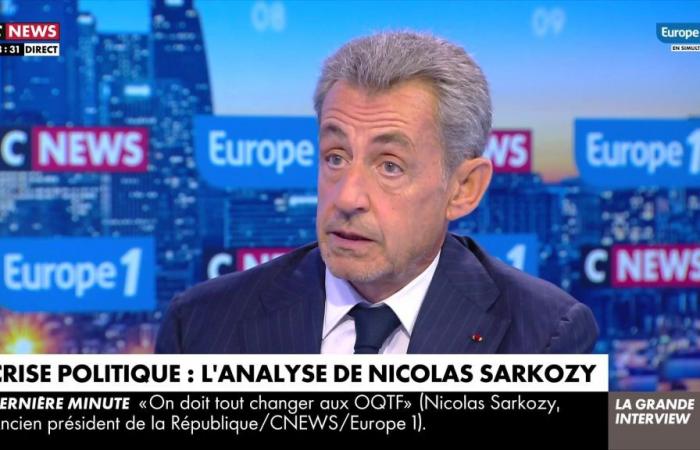 “Augmenter les impôts serait une erreur” pour Nicolas Sarkozy, invité de CNews/Europe 1