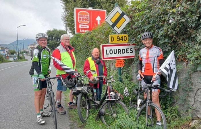 ils sont allés à Lourdes en Solex et à vélo