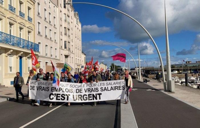 à Cherbourg, plus d’un millier de personnes rassemblées à l’appel des syndicats