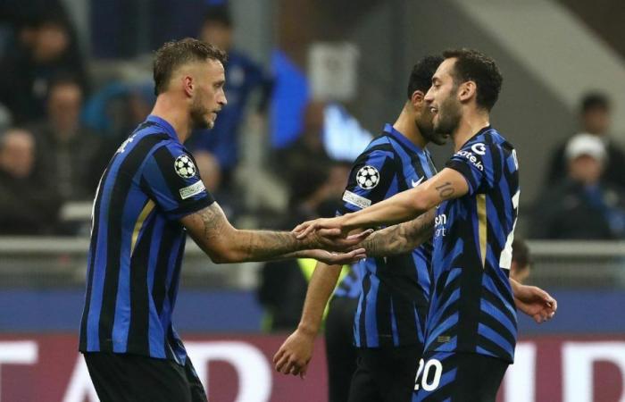 But d’Arnautovic lors de la nette victoire de l’Inter à domicile contre Belgrade