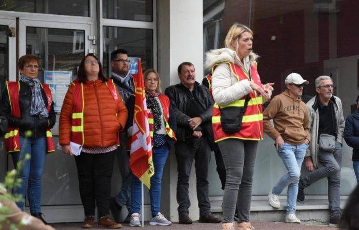 Une timide reprise des manifestations à Fécamp, mardi 1er octobre 2024