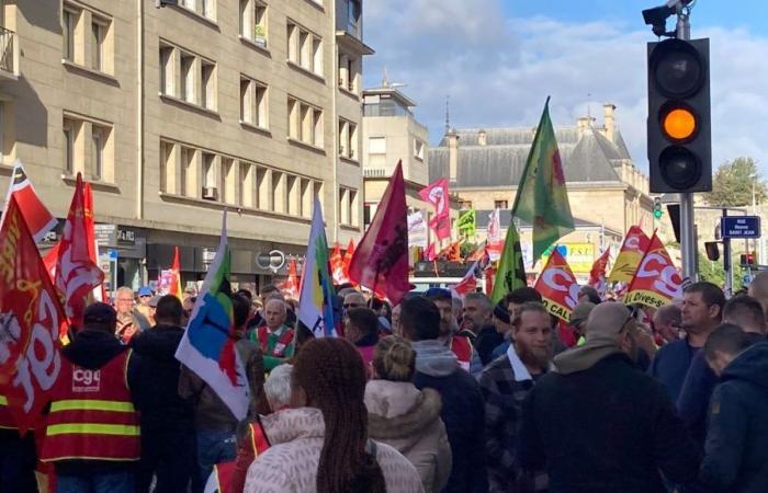 Début des cortèges pour les salaires et l’abrogation de la réforme des retraites dans l’Orne et le Calvados