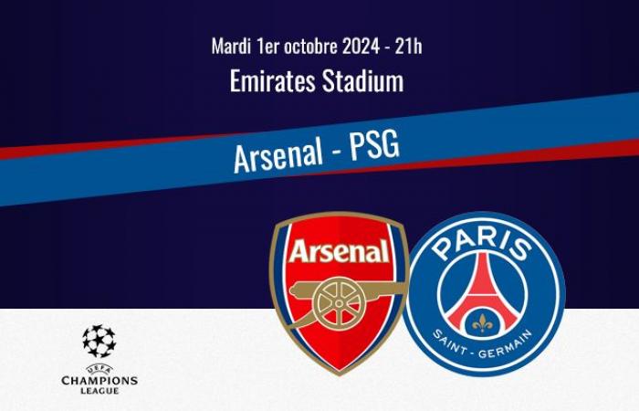 Match : Arsenal/PSG, programme, chaîne TV, commentateurs et replay