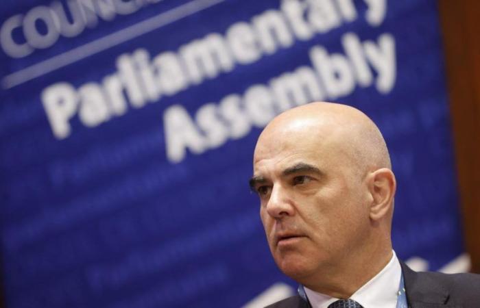 De l’Ukraine à la préservation de la démocratie, Alain Berset présente ses priorités à Strasbourg