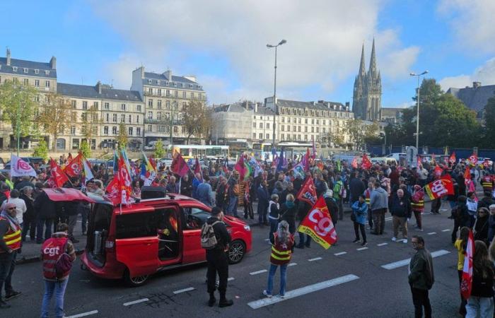 “Un ras-le-bol général, du dégoût”, pour les manifestants à Quimper