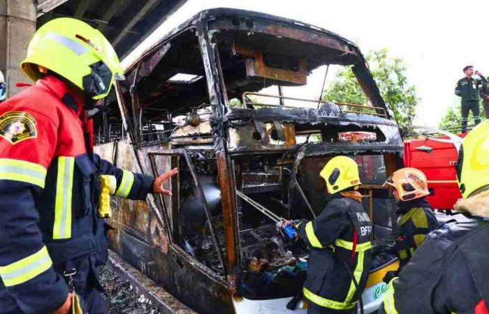 22 enfants tués dans l’incendie d’un bus scolaire au GNC