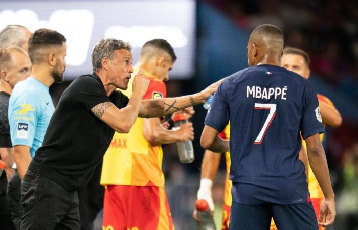 Luis Enrique mercilessly with Kylian Mbappé