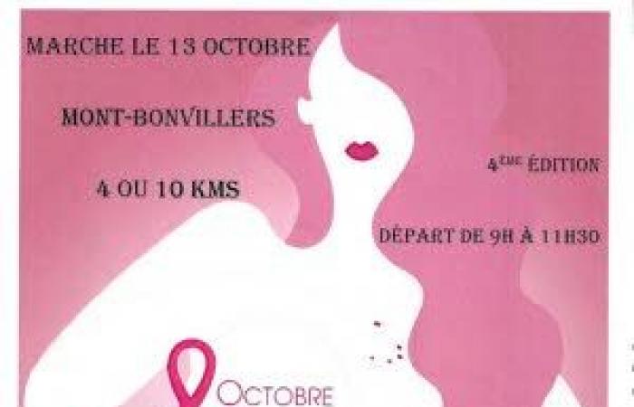 Balade Octobre Rose : Balade au Mont Bonvillers