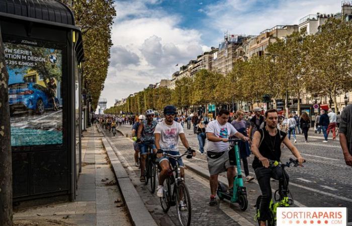 une journée sans voiture sur la célèbre avenue en octobre