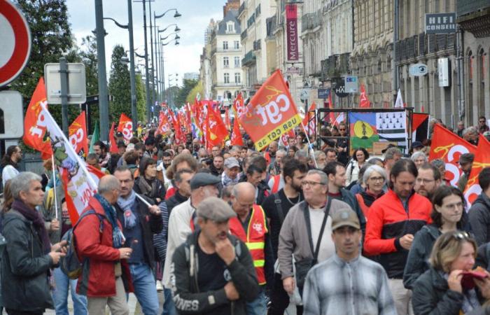 Grève du 1er octobre. Une personne interpellée, des dégâts… Revivez cette mobilisation à Rennes