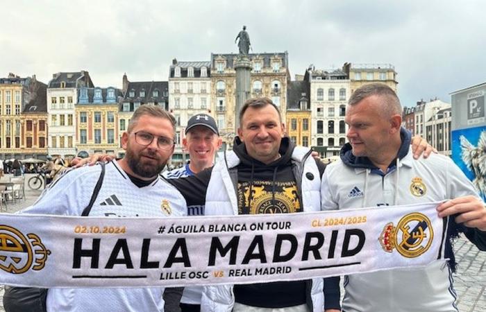 Réal Madrid. Belges, Allemands ou Polonais… À la rencontre des supporters madrilènes à Lille