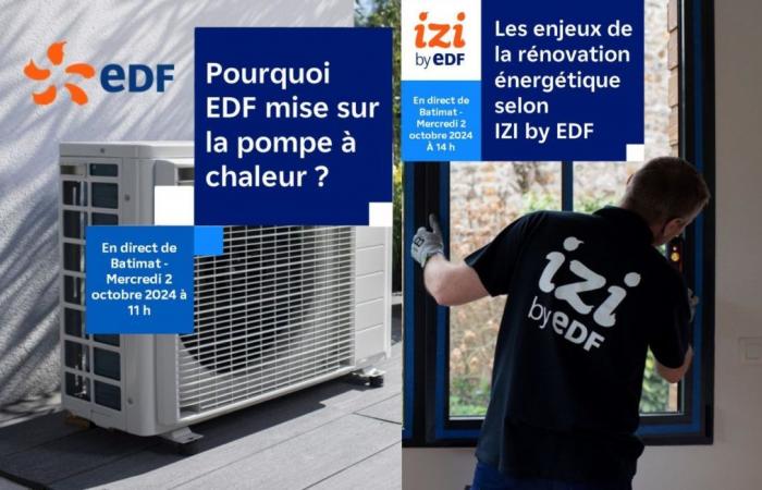 Suivez en direct les conférences EDF au salon Batimat ce 2 octobre