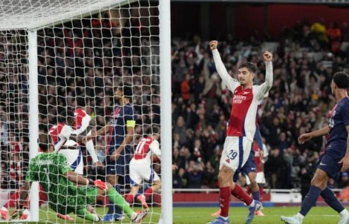 Arsenal bat le PSG, l’Inter Milan et Barcelone gagnent