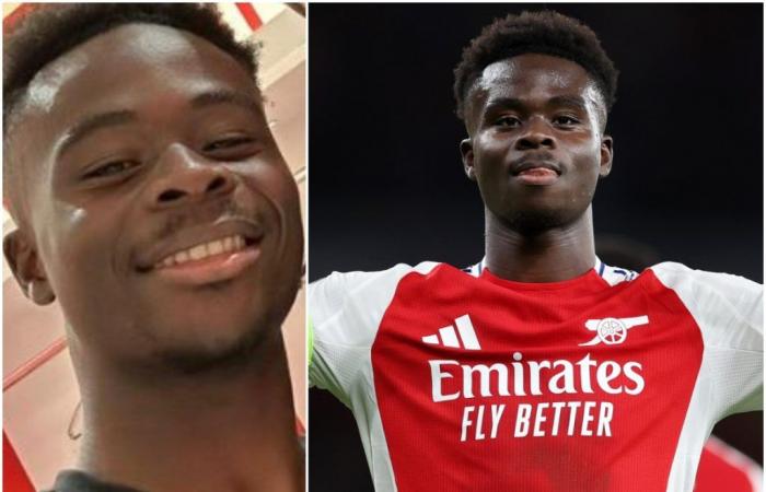 Bukayo Saka semble avoir réglé sa querelle avec la légende d’Arsenal