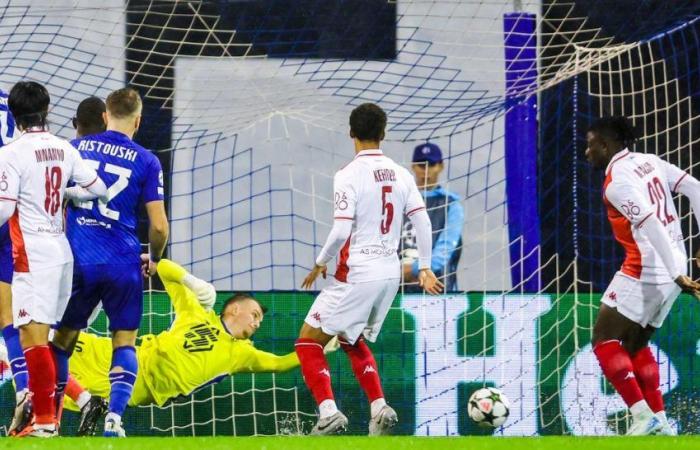 Le Dinamo Zagreb punit Monaco juste avant la mi-temps