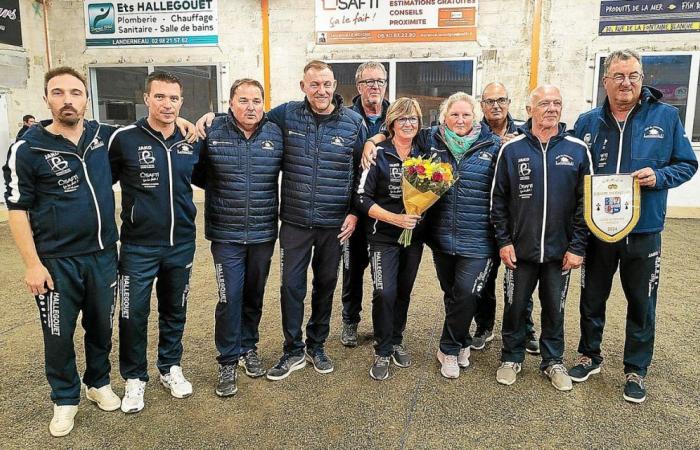 The Landerneau pétanque club wins the Finistère cup