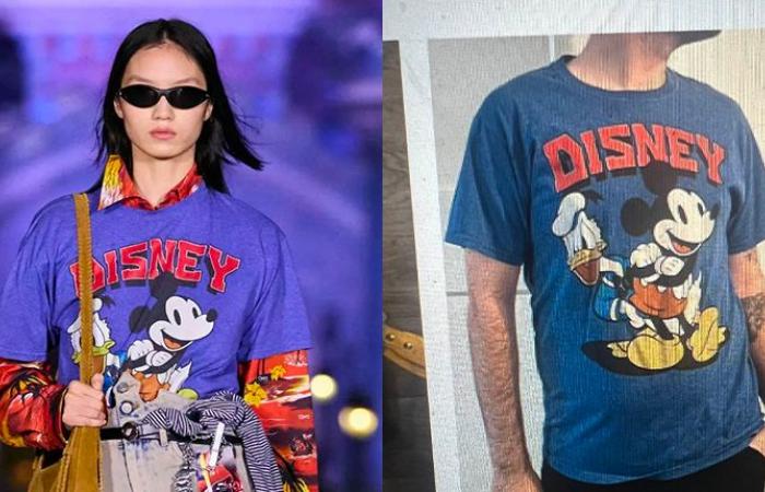 On a trouvé le gars qui vendait le T-shirt Mickey et Donald sur Vinted qui a fini au défilé Coperni