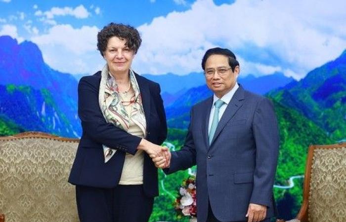 Le Premier ministre Pham Minh Chinh reçoit l’ambassadrice d’Allemagne Helga Margarete