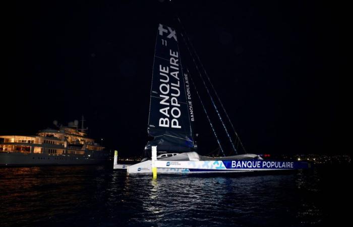 Maxi Banque Populaire wins Finistère Atlantique in Antibes