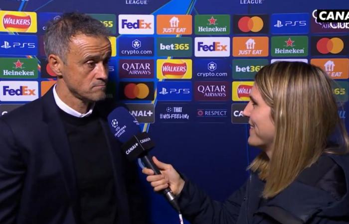 Margot Dumont, journaliste de Canal+, n’a pas aimé son échange avec l’entraîneur du PSG Luis Enrique