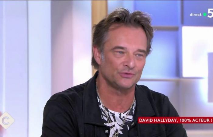 David Hallyday troublé après le tendre message d’une actrice dans C à Vous