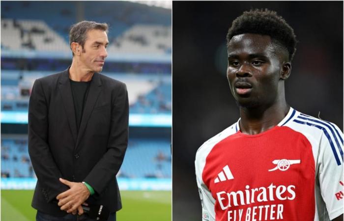 Bukayo Saka semble avoir réglé sa querelle avec la légende d’Arsenal