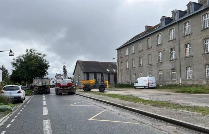 A Dinan, cette rue est bloquée en journée pour des travaux de gaz