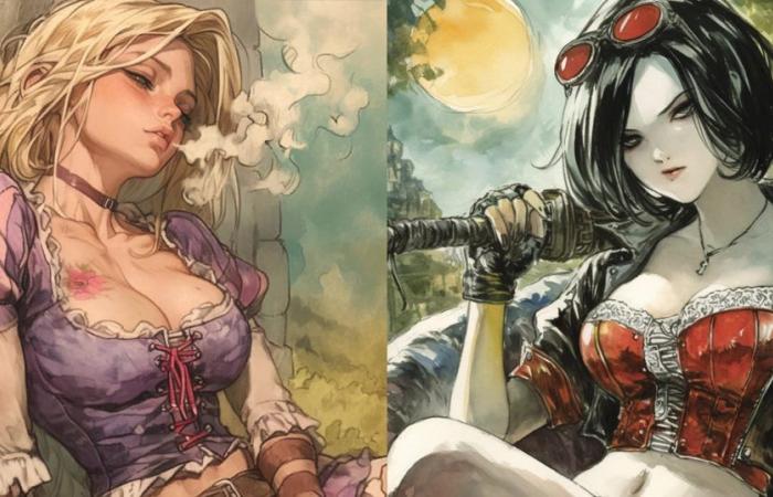 10 princesses réinterprétées dans le style Grimdark