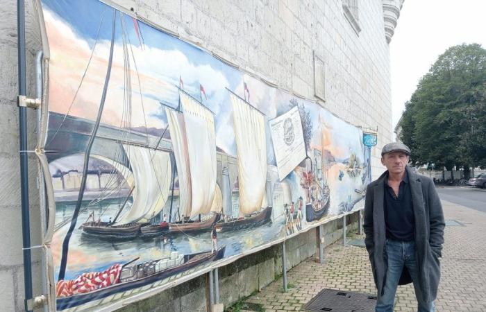 Saumur. Rencontre avec Francky Joyeux, l’artiste derrière une remarquable fresque ligérienne