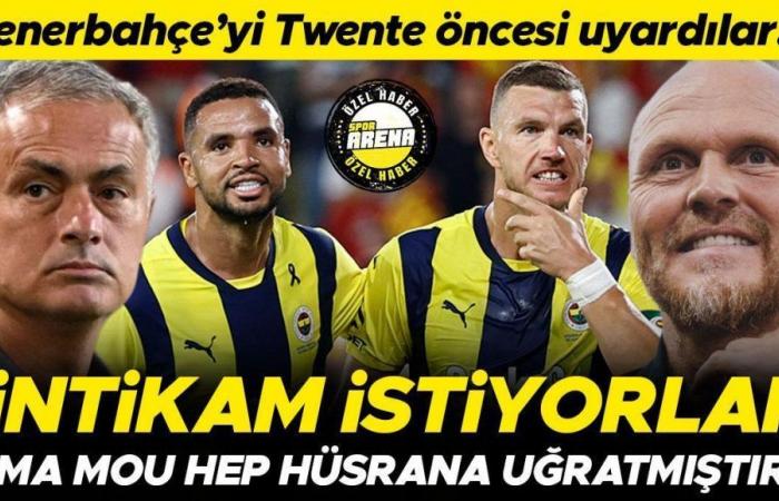 Avertissement à Fenerbahçe avant le match de Twente : ils veulent se venger