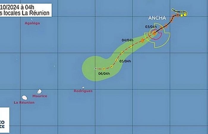 La tempête tropicale modérée n°2 Ancha reste loin de la Réunion