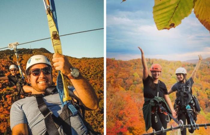 7 tyroliennes au Québec à mettre sur votre bucket list pour profiter des couleurs automnales