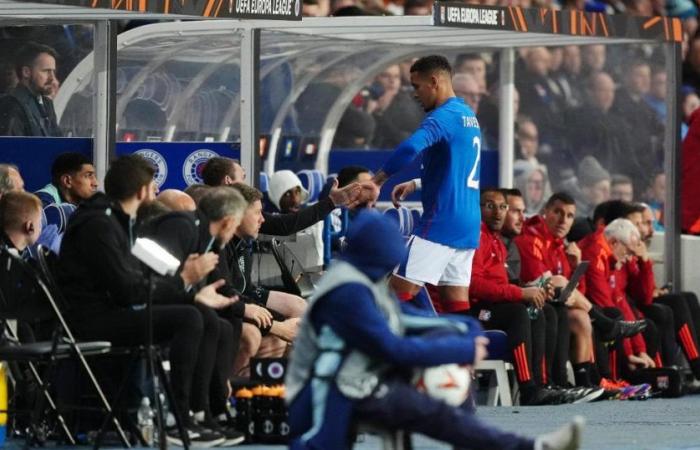 Barron se débat et Tavernier est remplacé tôt alors que les Rangers perdent contre Lyon