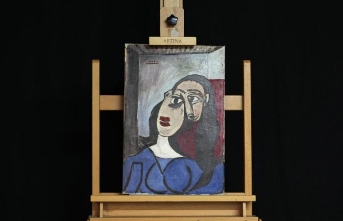 Peinture trouvée dans une poubelle | Une famille italienne espère que c’est un Picasso