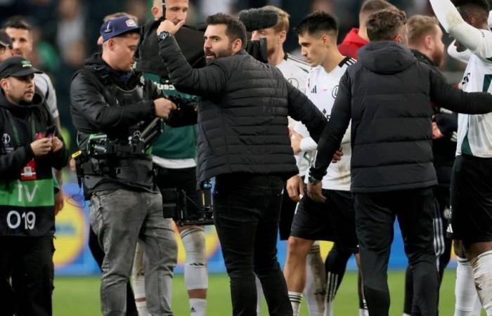 Feio a tiré après le grand triomphe de Legia. Il s’agit de ses joueurs. “Je ne crois pas”