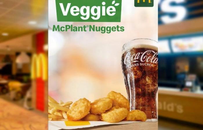 McDonald’s lance ce mardi ses « veggie McPlant nuggets », une version sans viande de ses nuggets de poulet