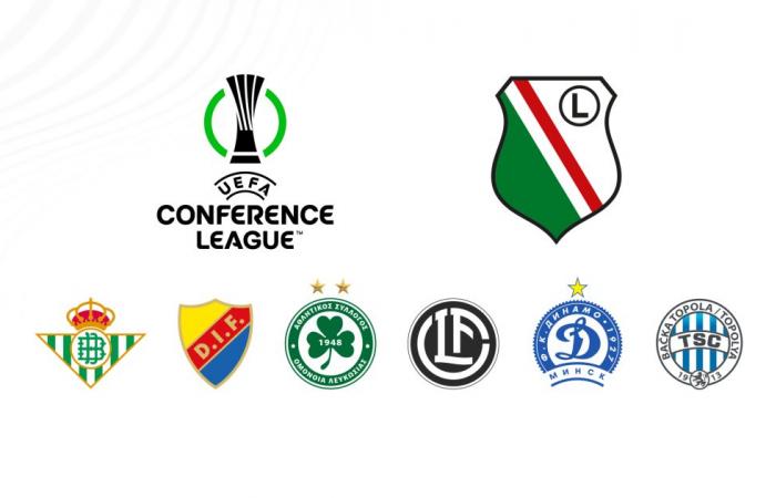 1er tour de la Conference League. Legia et Jagiellonia gagnent