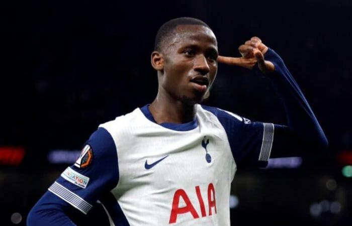 Pap Matar Sarr marque avec Tottenham (vidéo)