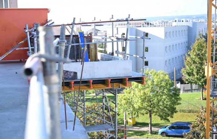 François Sauvadet a visité le chantier « Osmose », un projet architectural ambitieux qui abritera bientôt 400 agents territoriaux