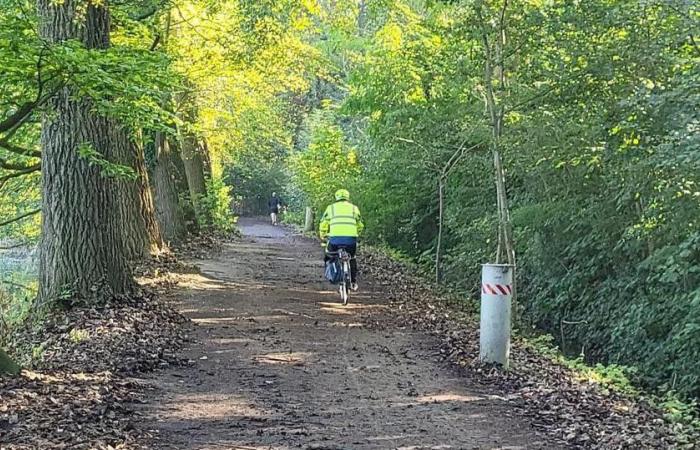 Panneau d’interdiction dans une réserve naturelle après des critiques sur le parcours de la Coupe du monde, toujours des centaines de cyclistes (Louvain)