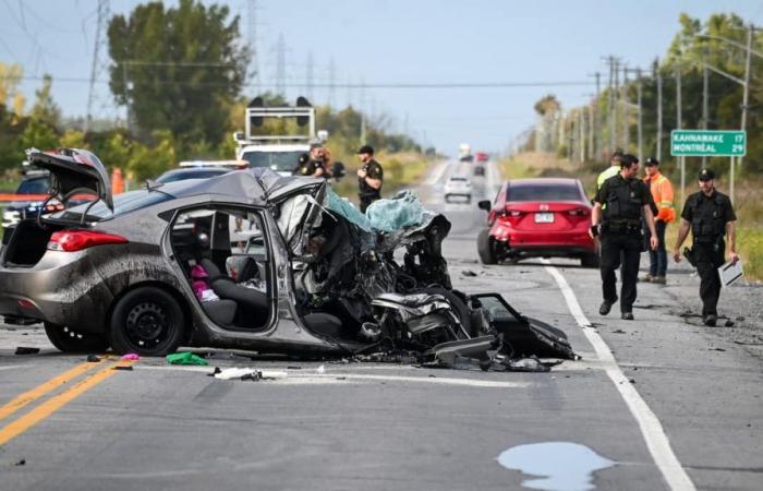 Grave accident de la route à Saint-Rémi