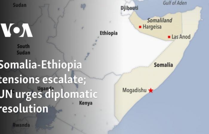 Les tensions entre la Somalie et l’Éthiopie s’intensifient ; L’ONU appelle à une résolution diplomatique