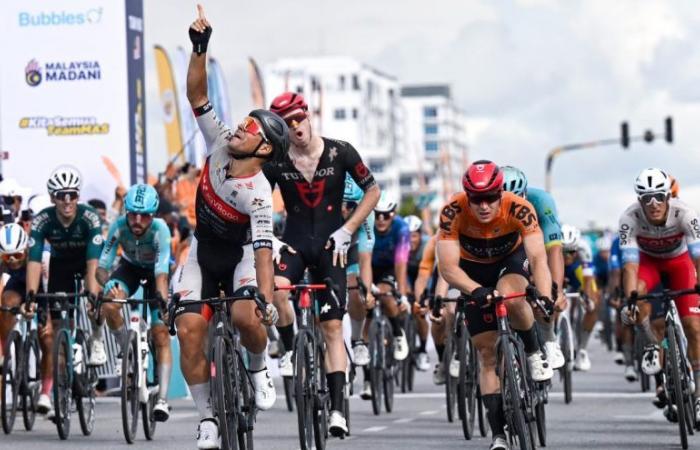 Vélo. Tour de Langkawi – Matteo Malucelli la 7ème étape, Team Tudor frustré