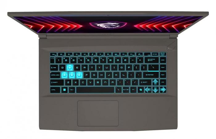 MSI Thin 15 B13VE-2282FR, PC portable gamer fin et léger 15″ 144Hz Ultrabook Aluminium sous RTX 4050 et Intel Core i5-13420H – LaptopSpirit