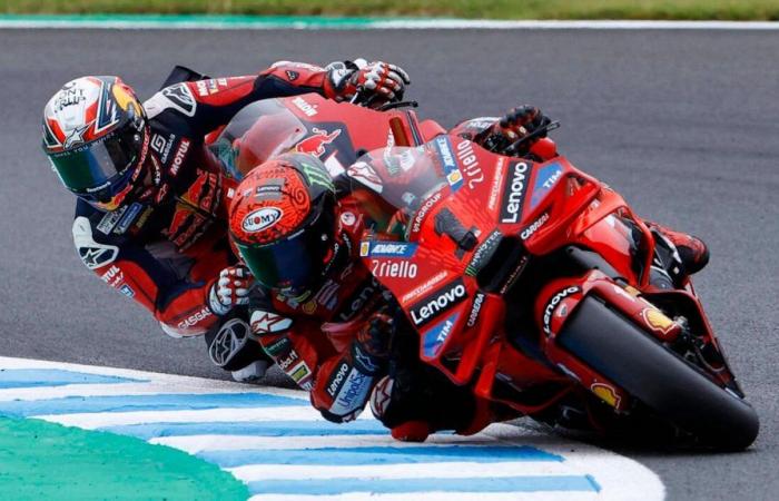 MotoGP. Victoire de Francesco Bagnaia dans la course sprint du GP du Japon, Jorge Martin 4ème