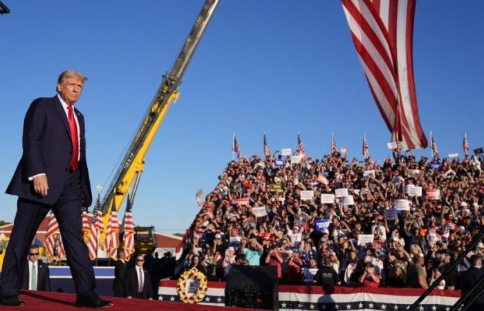 Donald Trump en campagne à Butler, où il a failli être tué en juillet